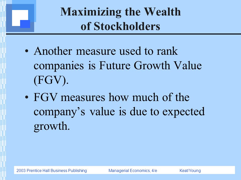 The Importance Of Shareholder Wealth Maximization In Firms Finance Essay